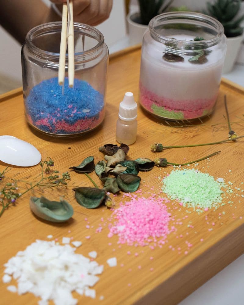 DIY Glitter Soy Candles – Idea Land, Recipe